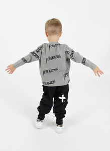 Mini Federation KIDS Repping Cardi - Grey