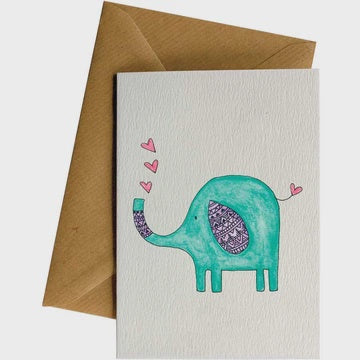 Little Difference - Elephant Hearts Card