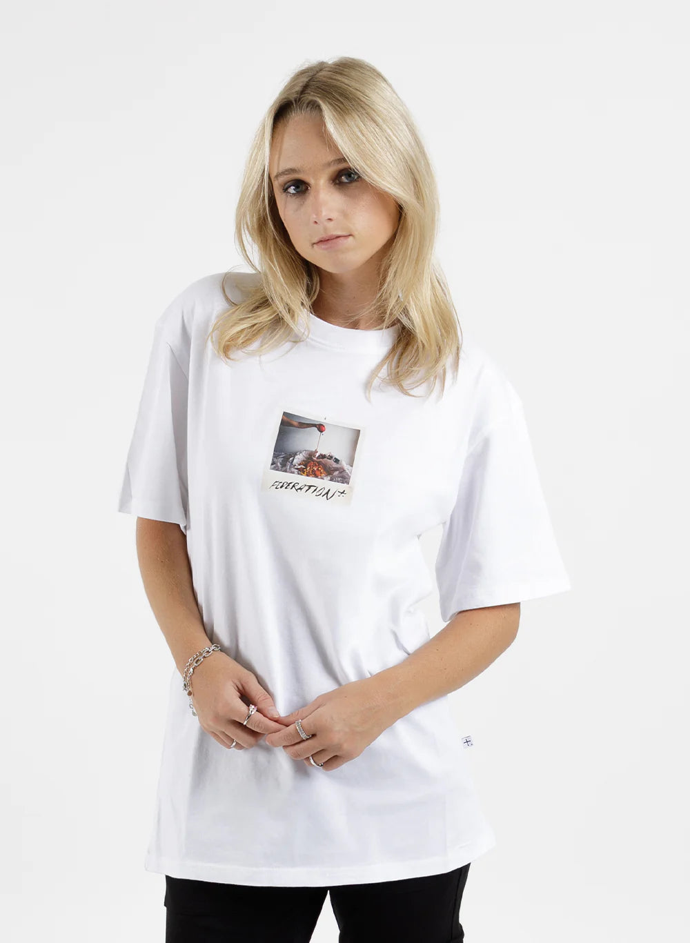 Federation Our Tee White Polaroid - Fush n Chups