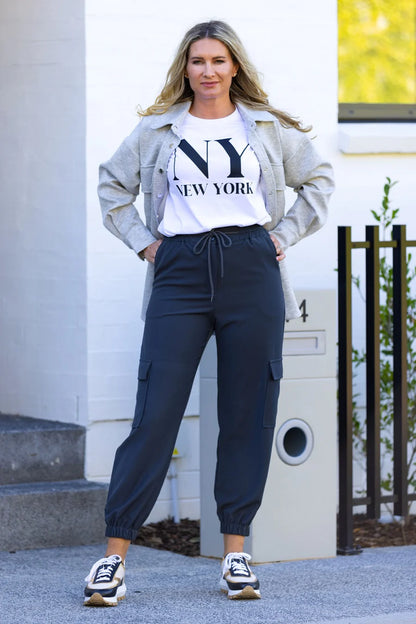 Charlo Charlie Cargo Pant Charcoal