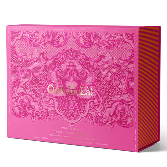 Empire Australia Ooh La La Hand Cream Trio Set - Sweet Orange & Lemon, Red Rose & Clary Sage, Geranium & Ylang Ylang