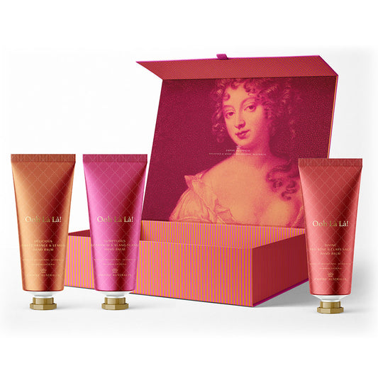 Empire Australia Ooh La La Hand Cream Trio Set - Sweet Orange & Lemon, Red Rose & Clary Sage, Geranium & Ylang Ylang