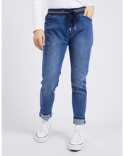 Load image into Gallery viewer, Elm Melody Denim Jogger Dusty Blue
