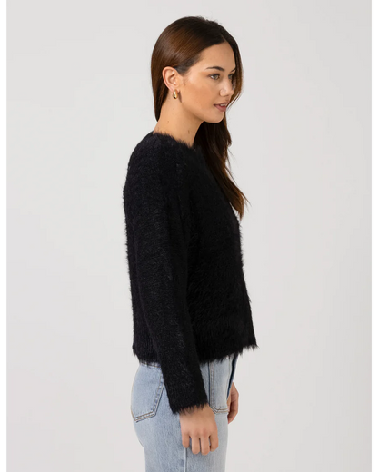 Stella + Gemma Fluffie Top - Black