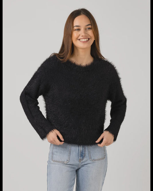 Stella + Gemma Fluffie Top - Black