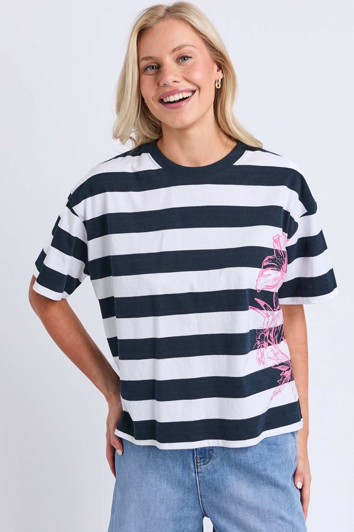 Elm Caju Tee - Navy