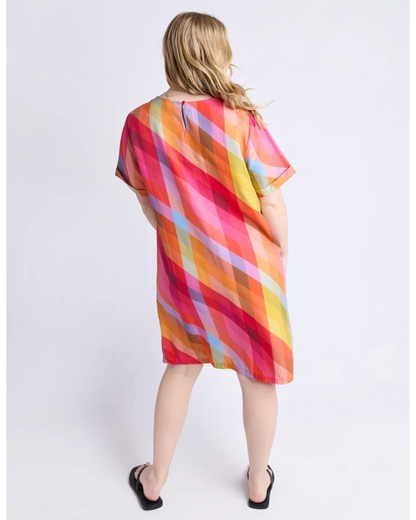 Elm Rena Dress - Striped Print