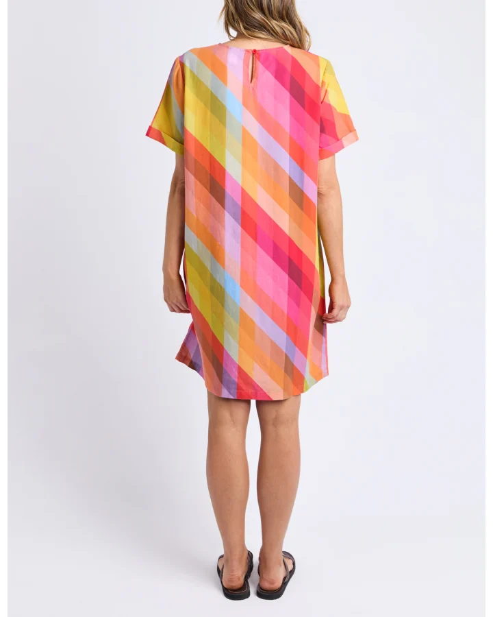 Elm Rena Dress - Striped Print