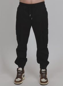 Federation Matter Pant Washed Black Mens