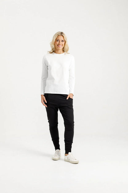 Homelee Alpine Apartment Pants - Black with Gold X