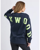 Foxwood Interval Crew - Navy/Neon Yellow