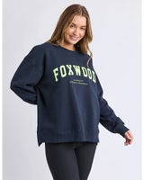 Foxwood Interval Crew - Navy/Neon Yellow