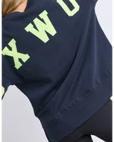 Foxwood Interval Crew - Navy/Neon Yellow