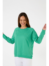 Load image into Gallery viewer, Stella + Gemma Classic Sweater Logo - Mint
