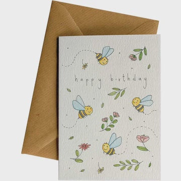 Little Difference - Happy Birthday Bees Card