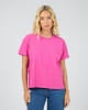 All About Eve Washed Tee - Fuschia