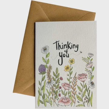 Little Difference - Thinking Of You Flowers Card