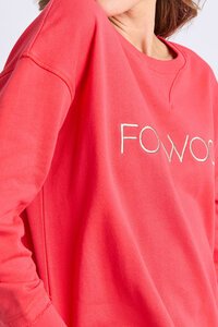 Foxwood Simplified Metallic Crew - Red