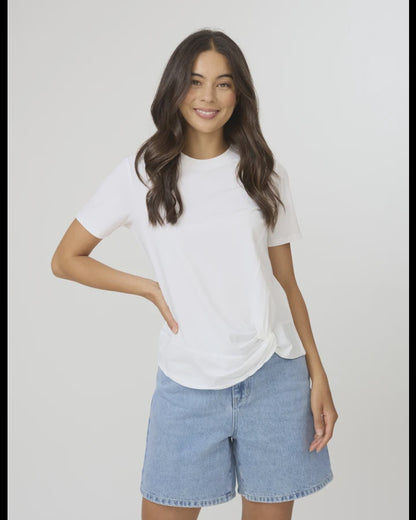 Stella + Gemma Kitty T-shirt - White