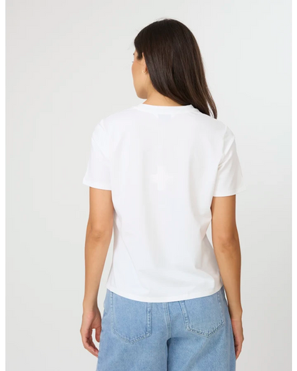 Stella + Gemma Kitty T-shirt - White