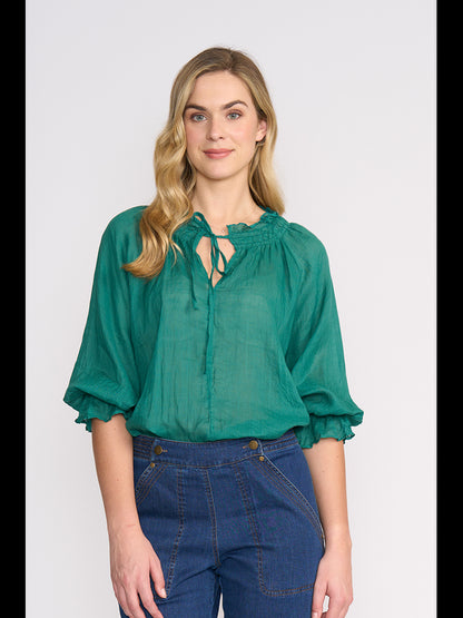 Leila + Luca Safron Top - Jade