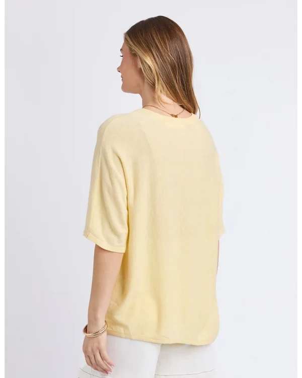 Foxwood Dune Knit - Pastel Yellow
