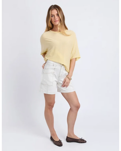 Foxwood Dune Knit - Pastel Yellow