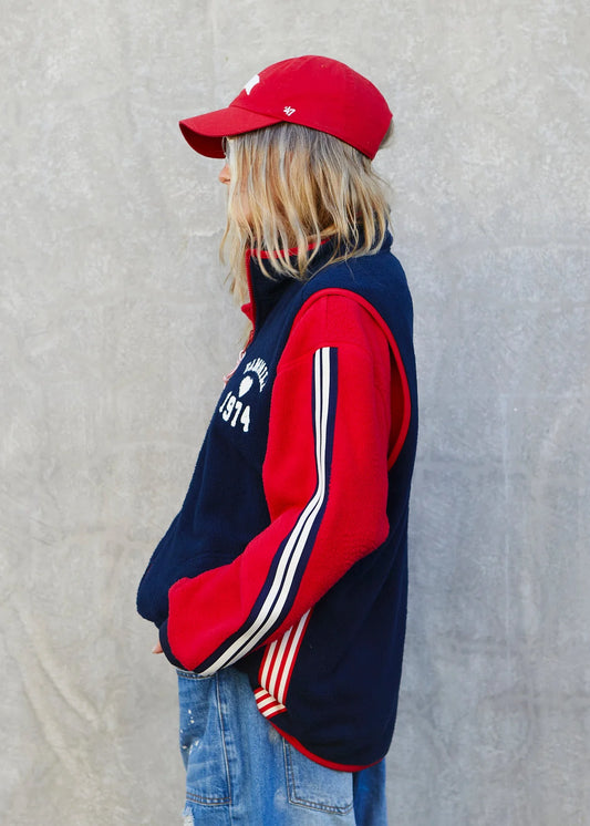 Hammill & Co Retro 1974 Polar Vest - Navy