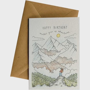 Little Difference - Birthday Adventure Mountains Card