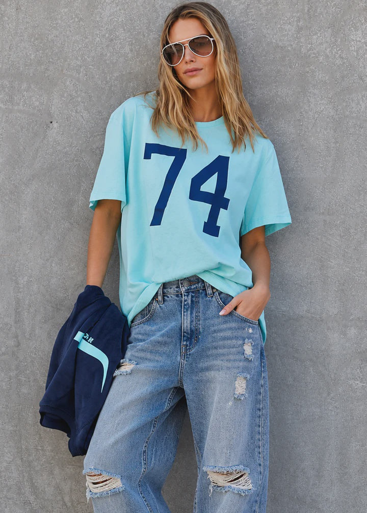 Hammill & Co Graphic Tee - Pale Blue