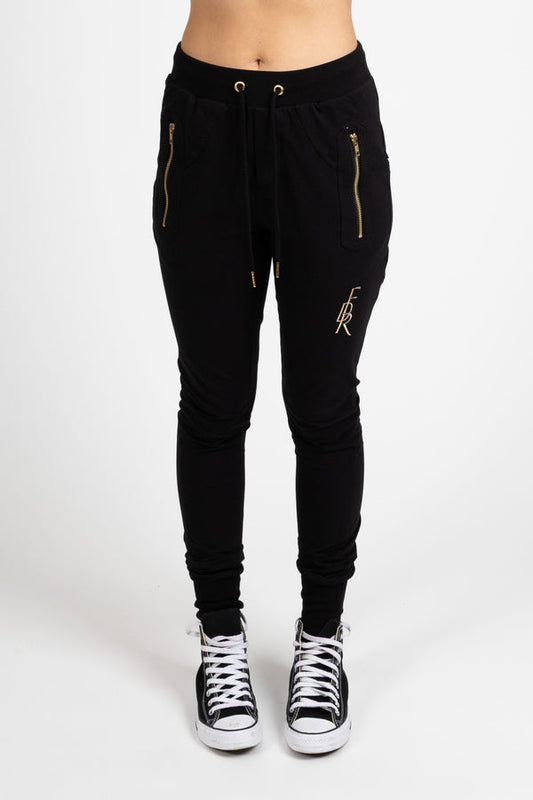 Federation Escape Trackies - FDR Black with Gold