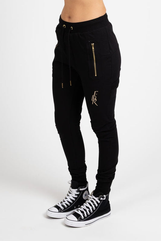 Federation Escape Trackies - FDR Black with Gold