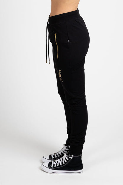 Federation Escape Trackies - FDR Black with Gold