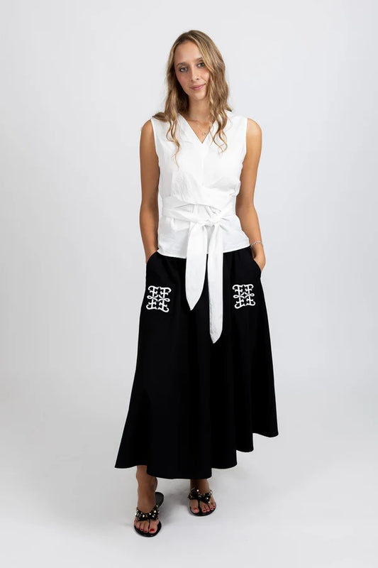 Federation Honest Skirt Stamp - Black