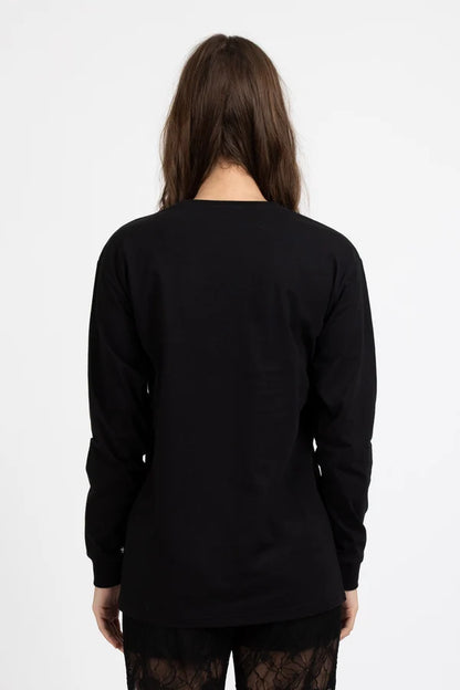 Federation Long Sleeve Good Cuff - Love /Money  - Black