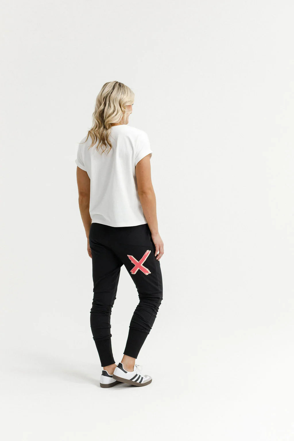 Homelee Apartment Pants - Alpine - Black with Coral Shadow X