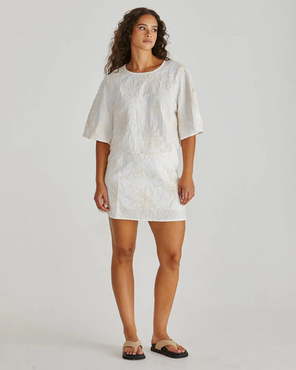 Sass Shay Top - Cream