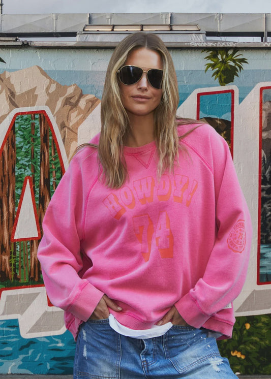 Hammill & Co Graphic Sweat - Pink