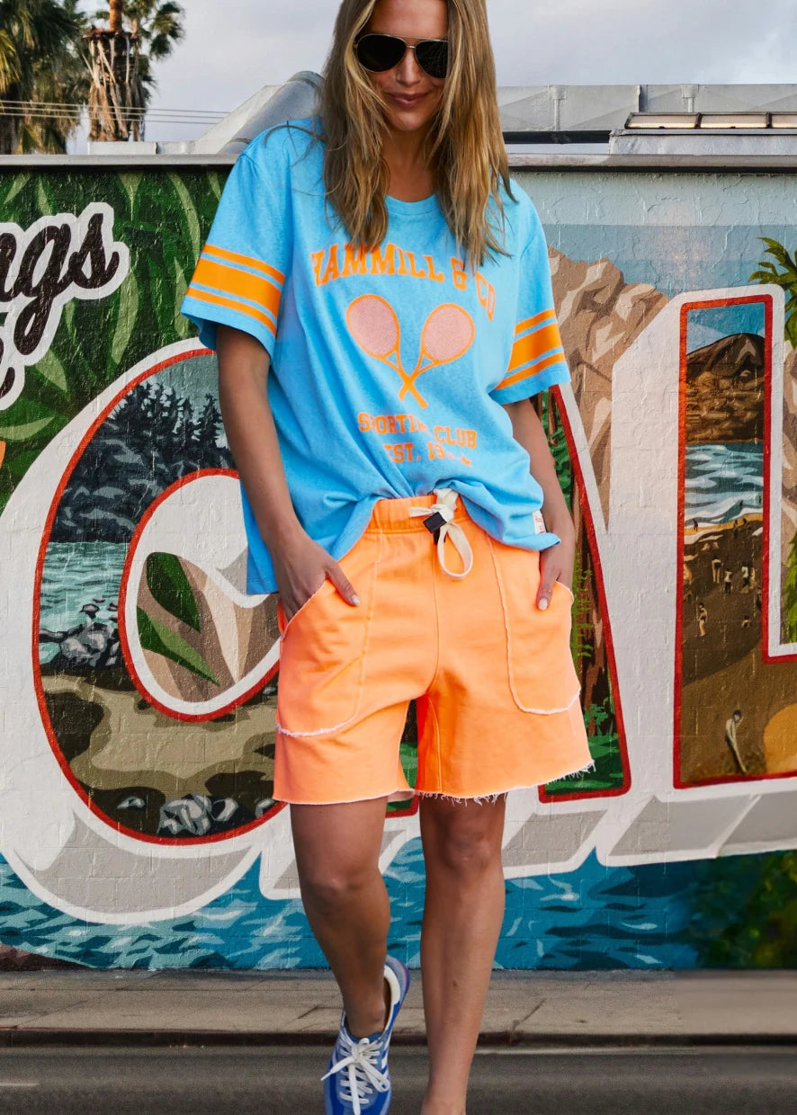 Hammill & Co Tennis Tee - Aqua