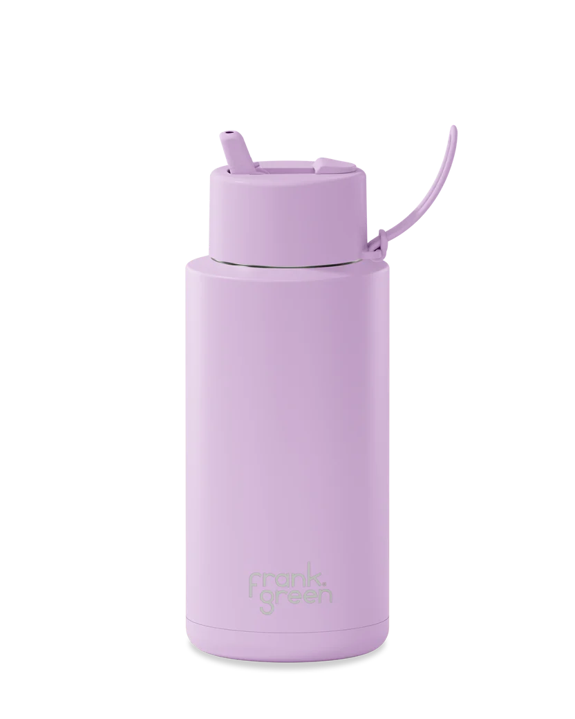 Frank Green Stainless Steel Ceramic Reusable Drink Bottle 34oz