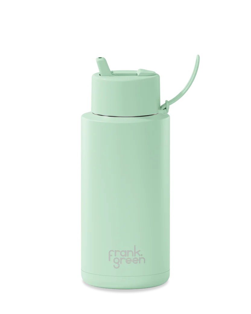 Frank Green Stainless Steel Ceramic Reusable Drink Bottle 34oz