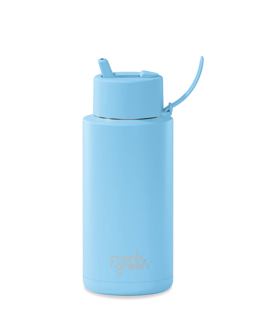 Frank Green Stainless Steel Ceramic Reusable Drink Bottle 34oz