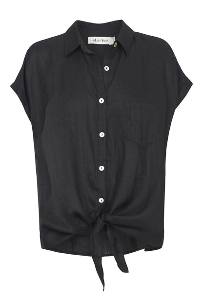 Eb & Ive Studio Tie Shirt - Ebony