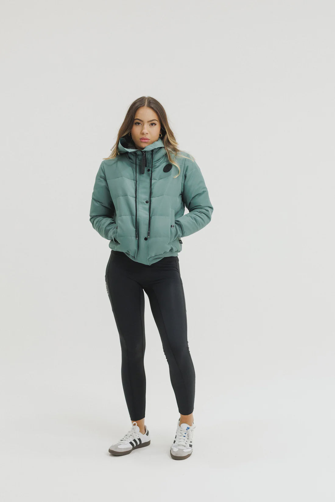Rose Road Stadium Puffer Jacket - Moss