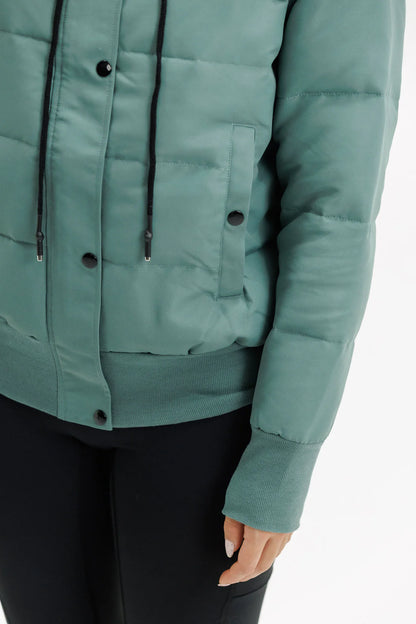 Rose Road Stadium Puffer Jacket - Moss