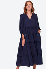 Load image into Gallery viewer, Eb &amp; ive Esprit Tiered Dress Sapphire
