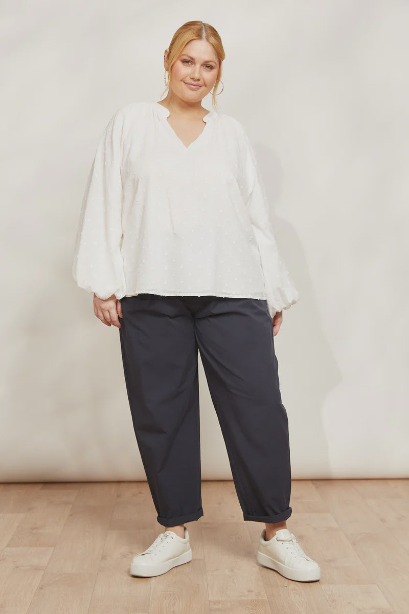 Eb & Ive Zephyr Blouse - Opal