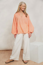 Load image into Gallery viewer, Eb &amp; Ive Zephyr Blouse - Papaya
