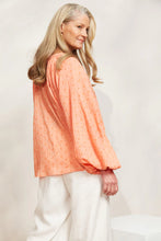 Load image into Gallery viewer, Eb &amp; Ive Zephyr Blouse - Papaya
