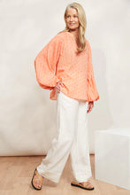 Load image into Gallery viewer, Eb &amp; Ive Zephyr Blouse - Papaya
